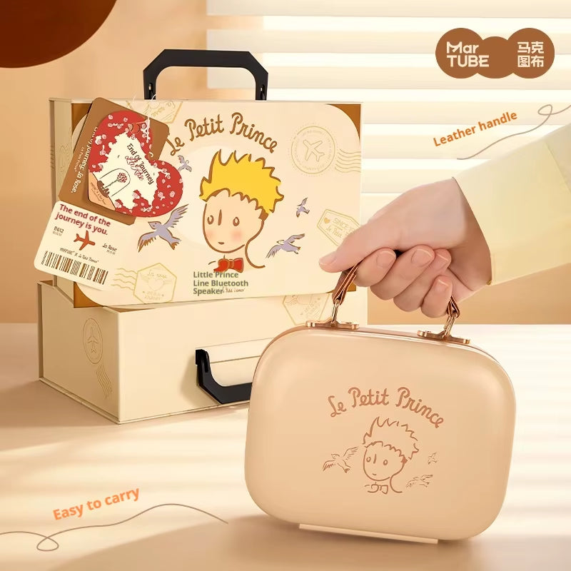 Little Prince Bluetooth Speaker Portable Audio Desktop Decoration Travel Speaker for Men Gift for Birthday and Valentine'S Day