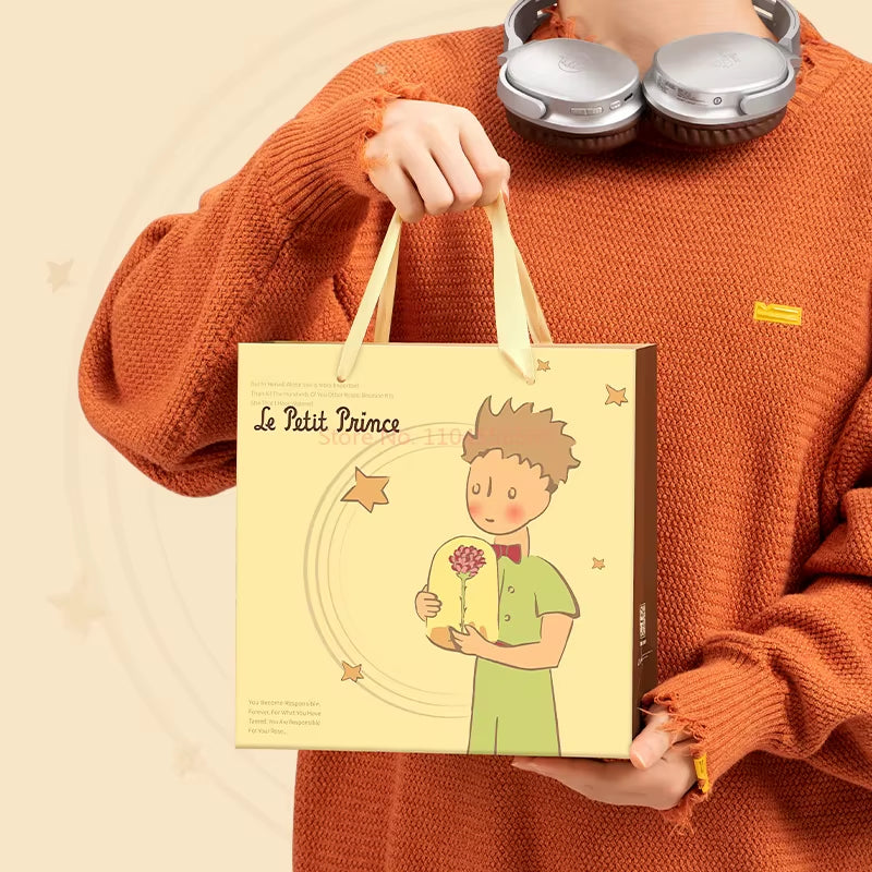 The Little Prince Head-Mounted Bluetooth Headset Foldable with Microphone High Sound Quality and Long Battery Life Headset Gift