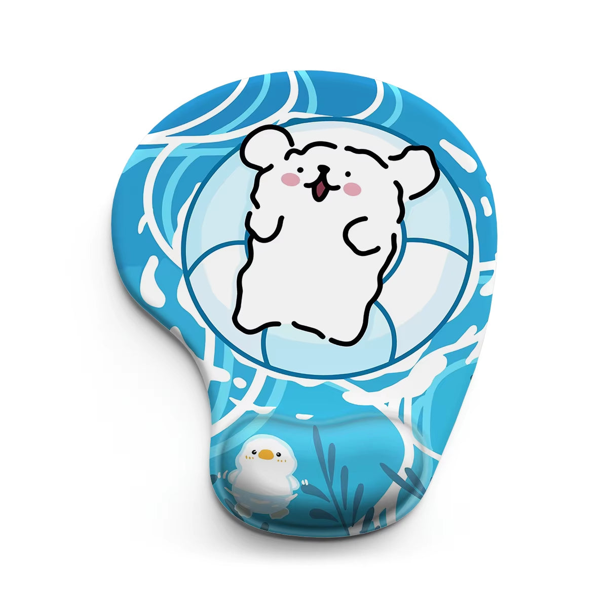 1Pc the Little Prince and Fox Mouse Pad Wrist Ergonomic Soft Anti-Slip Wrist Rest Support Mat Computer Mouse Pad for Office PC