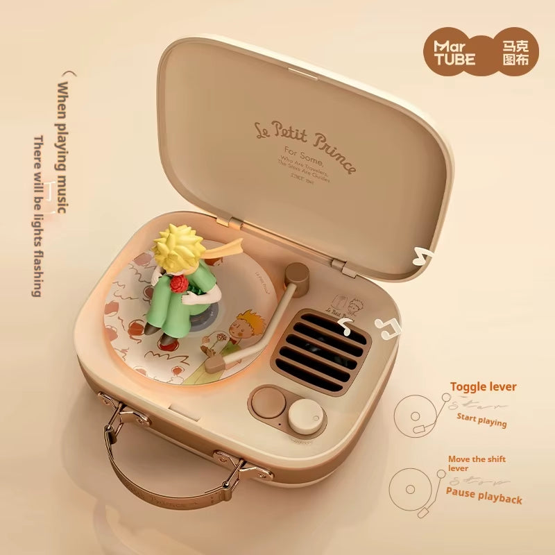 Little Prince Bluetooth Speaker Portable Audio Desktop Decoration Travel Speaker for Men Gift for Birthday and Valentine'S Day