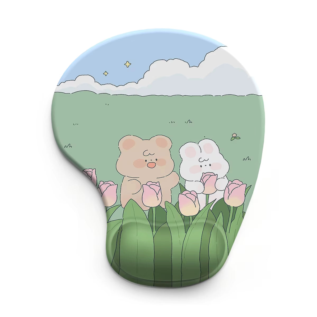 1Pc the Little Prince and Fox Mouse Pad Wrist Ergonomic Soft Anti-Slip Wrist Rest Support Mat Computer Mouse Pad for Office PC