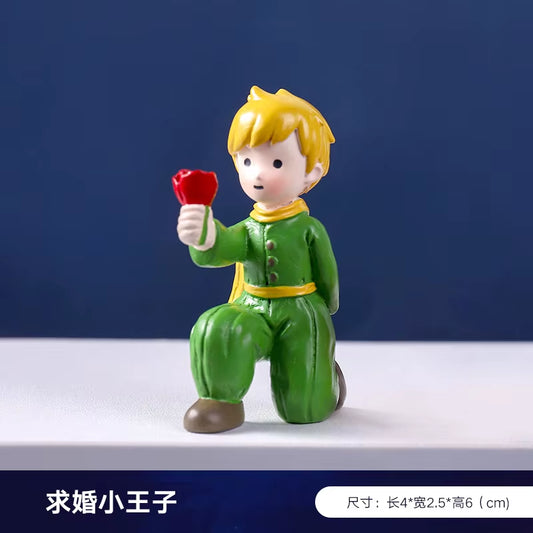 The New Little Prince Ornament Cake DIY Home Living Room Micro View Decorations Handicraft Resin Crafts Kawaii Room Decor