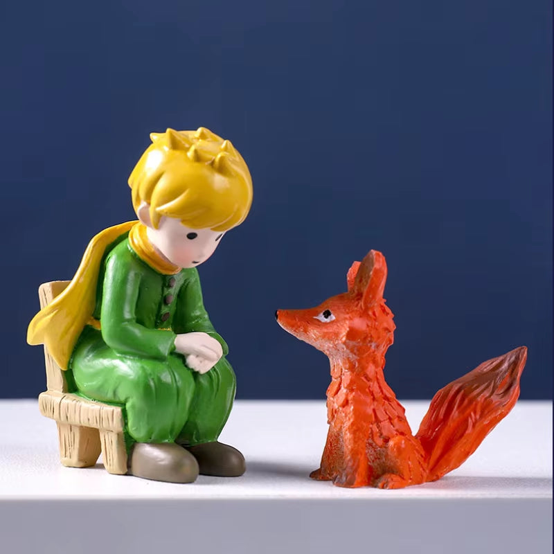 The New Little Prince Ornament Cake DIY Home Living Room Micro View Decorations Handicraft Resin Crafts Kawaii Room Decor