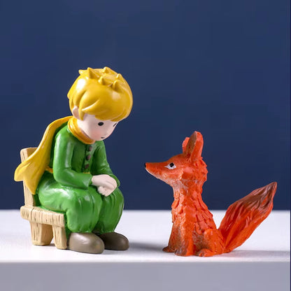 The New Little Prince Ornament Cake DIY Home Living Room Micro View Decorations Handicraft Resin Crafts Kawaii Room Decor