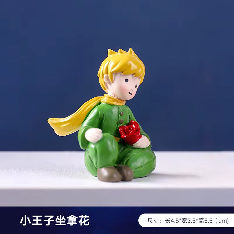 The New Little Prince Ornament Cake DIY Home Living Room Micro View Decorations Handicraft Resin Crafts Kawaii Room Decor