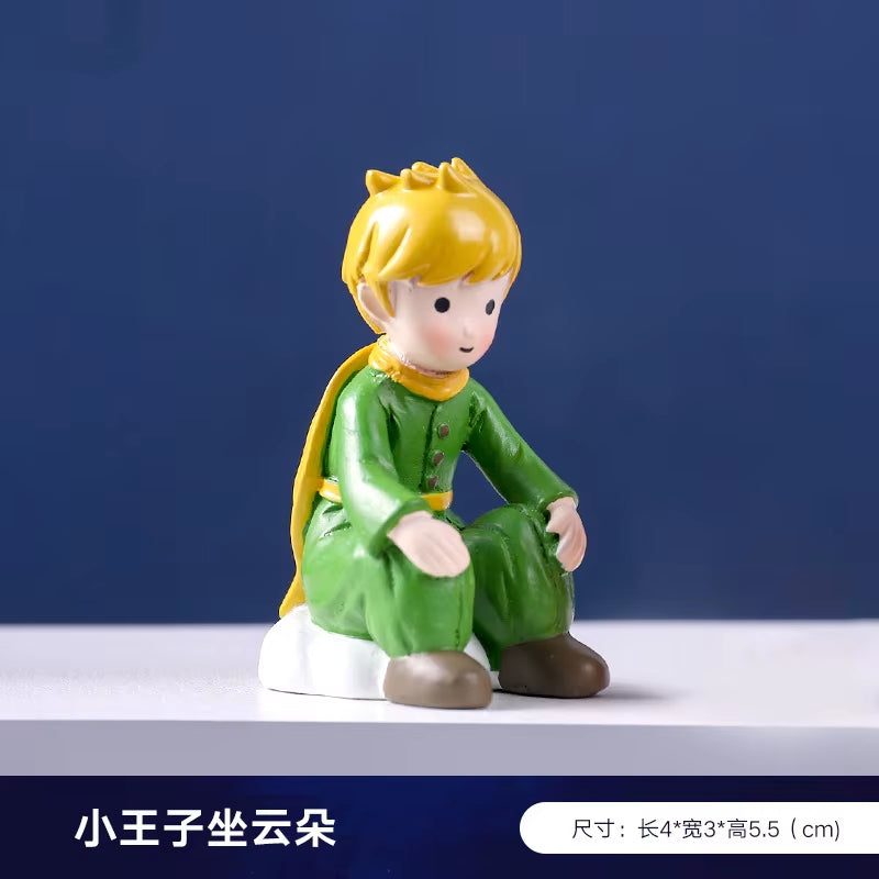 The New Little Prince Ornament Cake DIY Home Living Room Micro View Decorations Handicraft Resin Crafts Kawaii Room Decor
