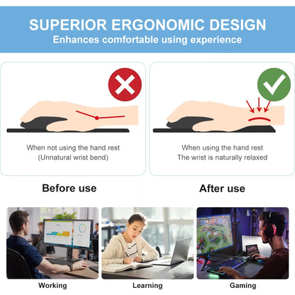 1Pc the Little Prince and Fox Mouse Pad Wrist Ergonomic Soft Anti-Slip Wrist Rest Support Mat Computer Mouse Pad for Office PC