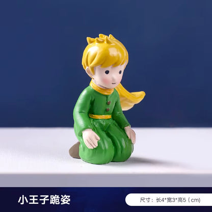 The New Little Prince Ornament Cake DIY Home Living Room Micro View Decorations Handicraft Resin Crafts Kawaii Room Decor
