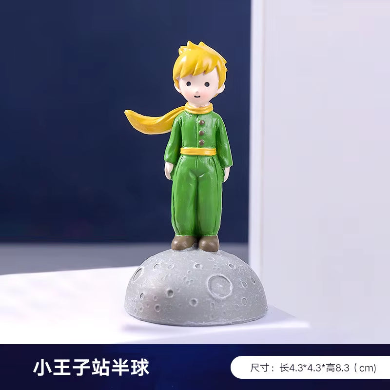 The New Little Prince Ornament Cake DIY Home Living Room Micro View Decorations Handicraft Resin Crafts Kawaii Room Decor