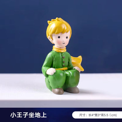 The New Little Prince Ornament Cake DIY Home Living Room Micro View Decorations Handicraft Resin Crafts Kawaii Room Decor