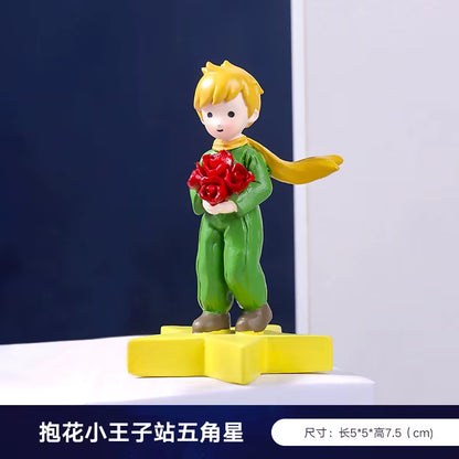 The New Little Prince Ornament Cake DIY Home Living Room Micro View Decorations Handicraft Resin Crafts Kawaii Room Decor