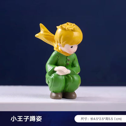 The New Little Prince Ornament Cake DIY Home Living Room Micro View Decorations Handicraft Resin Crafts Kawaii Room Decor