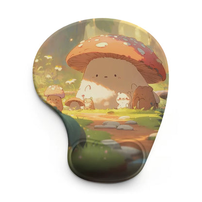 1Pc the Little Prince and Fox Mouse Pad Wrist Ergonomic Soft Anti-Slip Wrist Rest Support Mat Computer Mouse Pad for Office PC