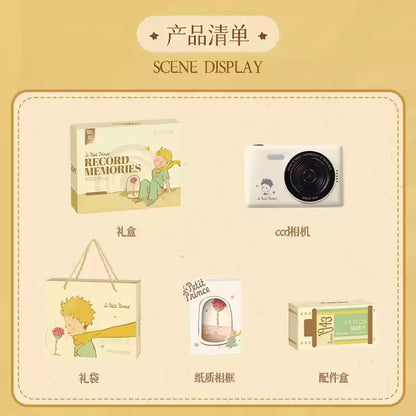 Martube Little Prince Ccd Digital Camera Vintage Retro Hd Dual Lens Students Teens Girl Campus Photography Birthday Gift Present